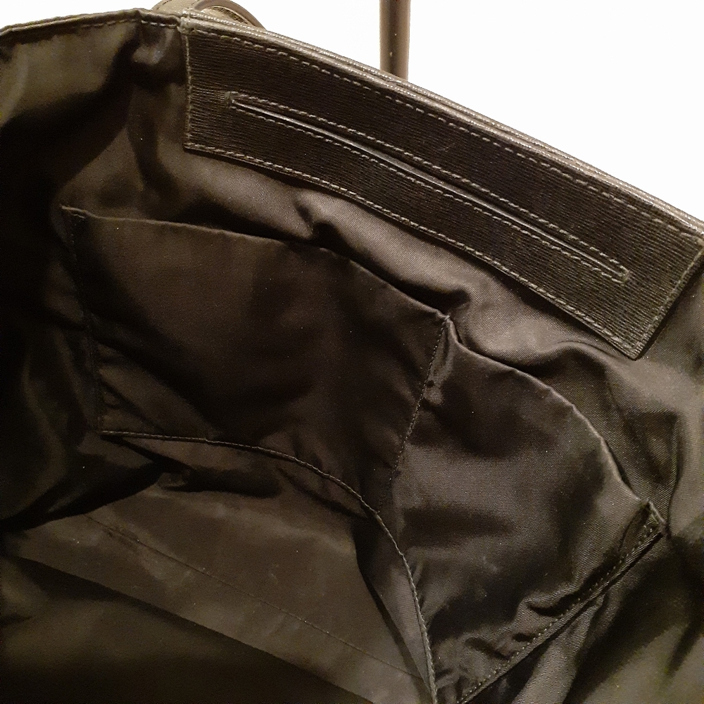 SOLD - Furla Calypso Nylon Shoulder Bag in Onyx - Picture 7 of 16